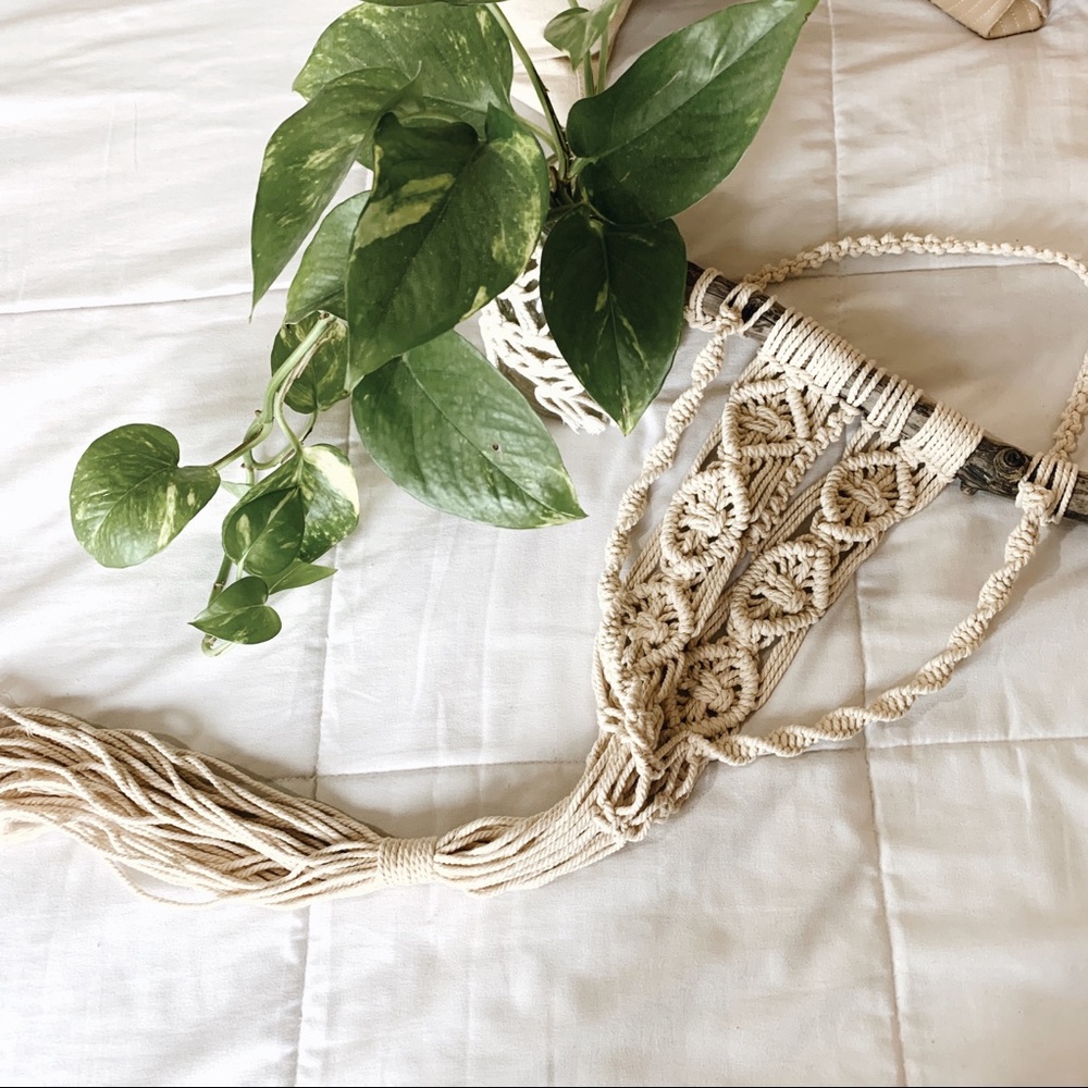 Wall Hanging Macrame Plant Holder